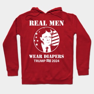 Real-Men-Wear-Diapers-Trump-2024 Hoodie